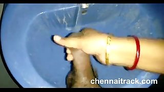 Desi bengali boudi  helping devar to extract his cum