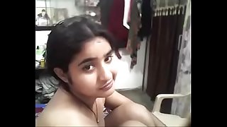 desi sexy young nymph at home alone with bf