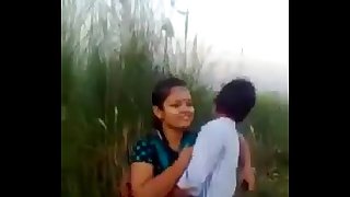 Desi Couple Romance And Smooching In Fields Outdoor