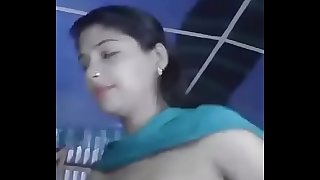 Desi Uber-cute Babe Showing smallish tits