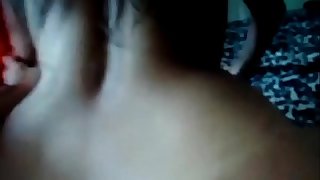 Me-My sexy wifey fucking me in reverse exposing her amazingly sexy ass to my face