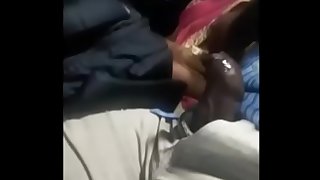 indian teen couple Boobs groped with blouse throating Dick in running Bus final  part